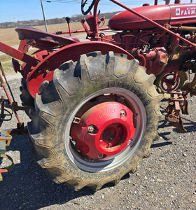 1953 Farmall Super A Tractor w/ IH 144 3 Shank Cultivators