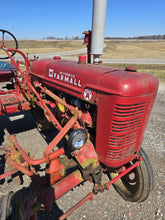 Load image into Gallery viewer, 1953 Farmall Super A Tractor w/ IH 144 3 Shank Cultivators