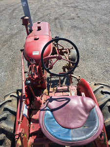 1953 Farmall Super A Tractor w/ IH 144 3 Shank Cultivators