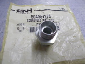 504081274 New Holland Tractor HYD. Connector