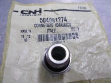 Load image into Gallery viewer, 504081274 New Holland Tractor HYD. Connector
