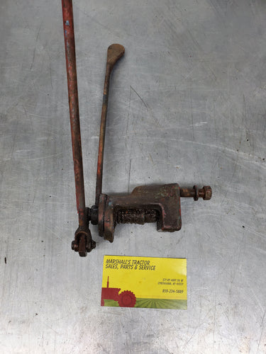 350719r21 HAND CONTROL LEVER & 354959R11 CONTROL ROD. FARMALL CUB HYDRAULIC TOUCH CONTROL SYSTEM